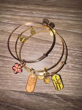 Alex & Ani Women's Flower Bangle Bracelets